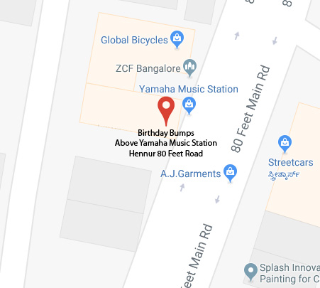 BirthdayBumps Google Map